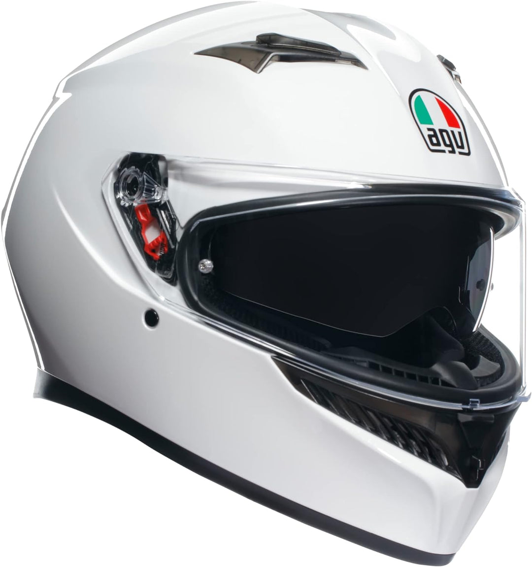 AGV - K3 E2206 MPLK Motorradhelm, Herren Integralhelm, ECE Vollvisierhelm mit Schweissabsorption, Sp