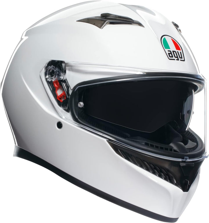 AGV - K3 E2206 MPLK Motorradhelm, Herren Integralhelm, ECE Vollvisierhelm mit Schweissabsorption, Sp