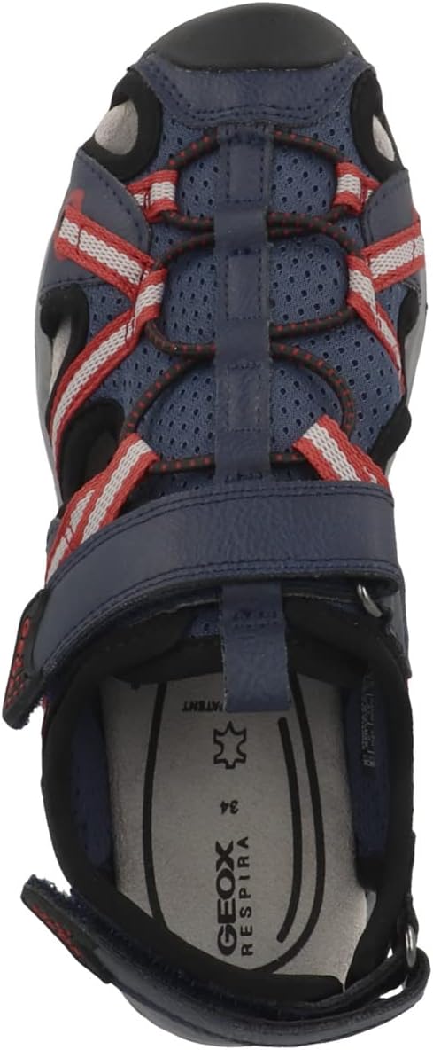 Geox Jungen J Borealis Boy Sandal 28 EU Avio Red, 28 EU Avio Red