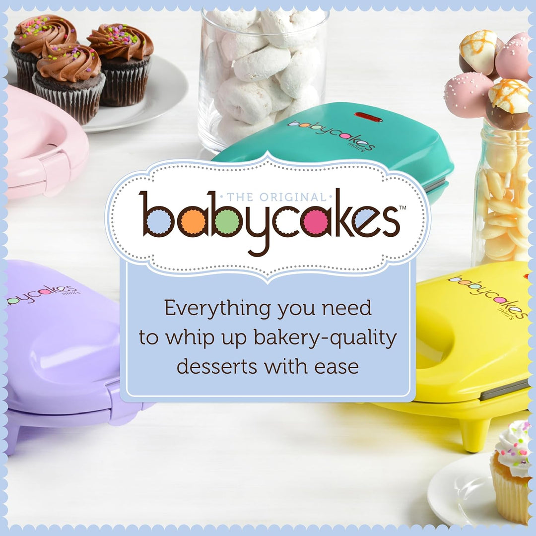 Babycakes Select Brands Mini-Muffin-Backblech für Geburtstage, Partys und mehr – Antihaftbeschichtun