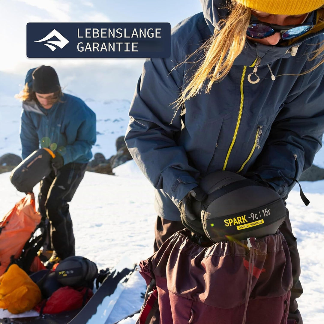 Sea to Summit Spark Ultraleichter Daunenschlafsack für Damen Long 45 Grad, Long 45 Grad