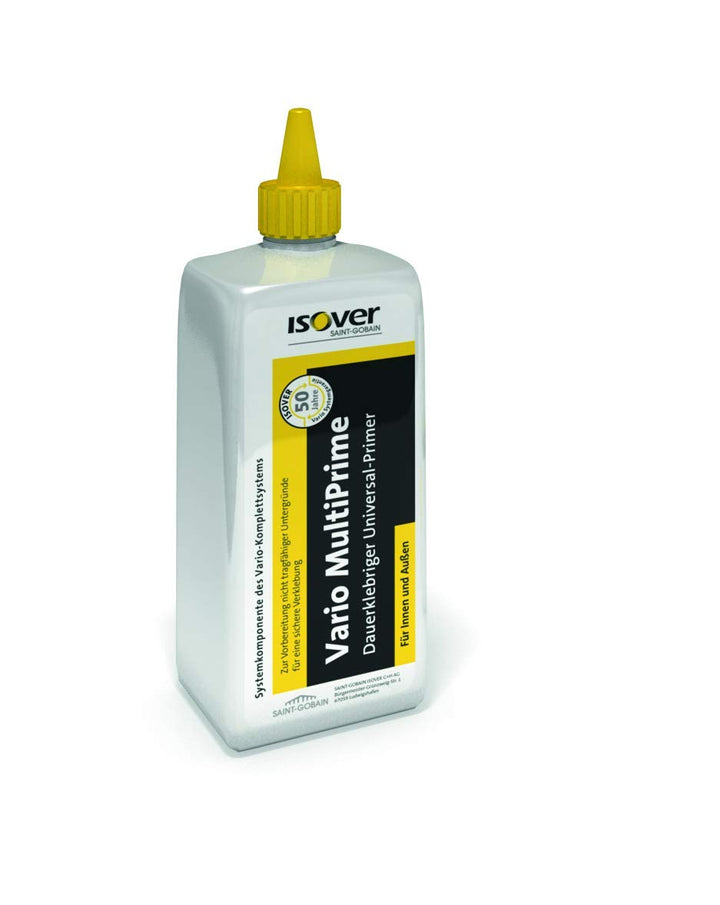Isover 560075 Vario MultiPrime dauerklebrige Universal-Primer für innen und aussen, Gelb, 1 Stück (1