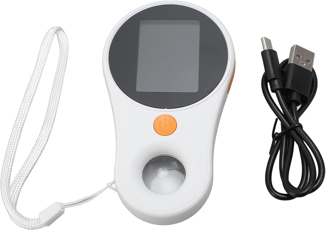 Makro-Digitalmikroskop mit Festem Fokus, Tragbare Handlupe mit 2,0-Zoll-IPS-Farbbildschirm, 200 W, 5