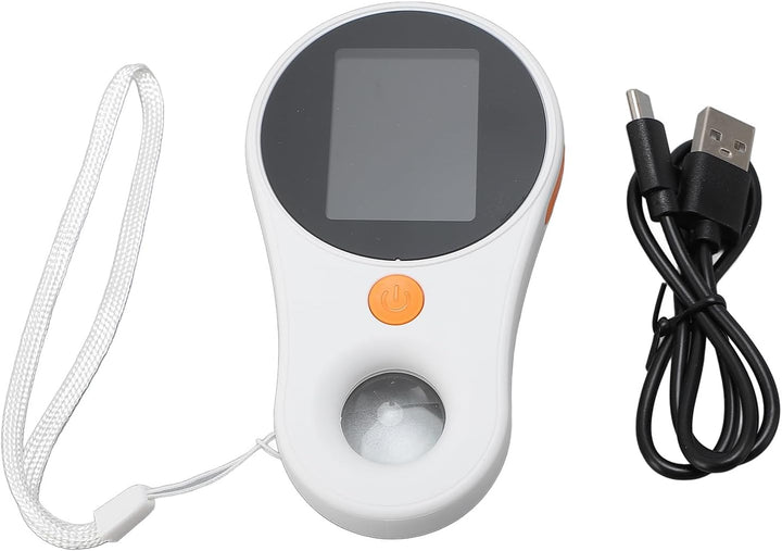 Makro-Digitalmikroskop mit Festem Fokus, Tragbare Handlupe mit 2,0-Zoll-IPS-Farbbildschirm, 200 W, 5