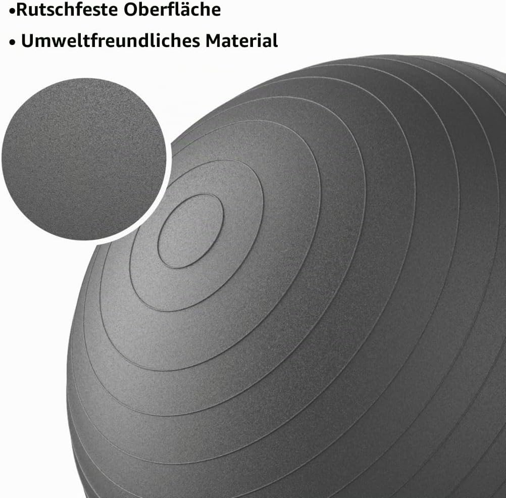 PROIRON Gymnastikball Pezziball Sitzball Trainingsball Fitnessball & Balance für Core-Training mit P