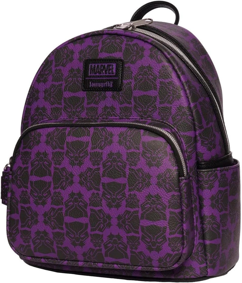 Loungefly - Black Panther Wakanda Forever Geldbörse/Mini-Rucksack, violett/schwarz, Small, Rucksack