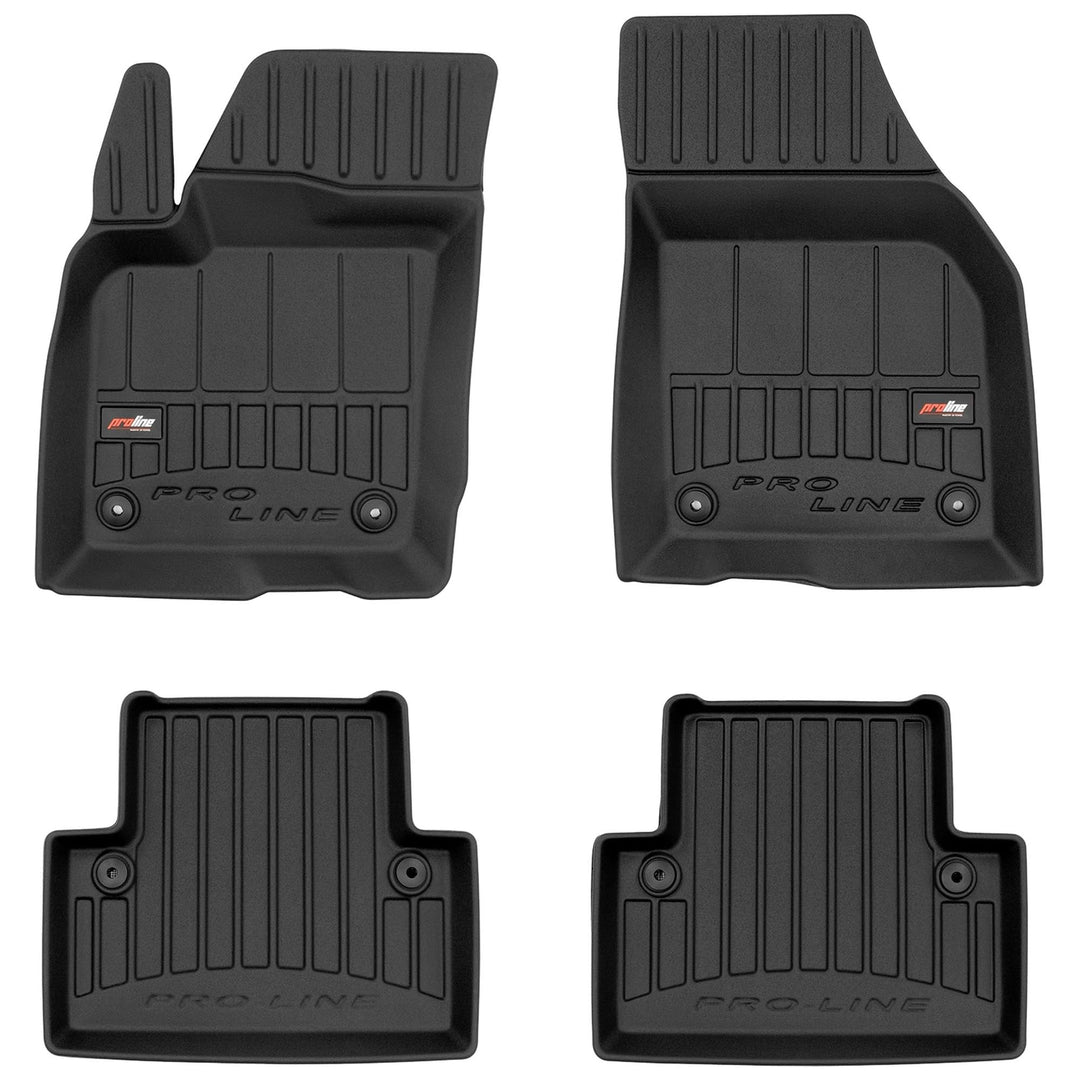 M MOTOS Gummimatten Auto Fussmatte passt für Volvo V50 2004-2012 Verbessern Sie Ihren Reisekomfort m