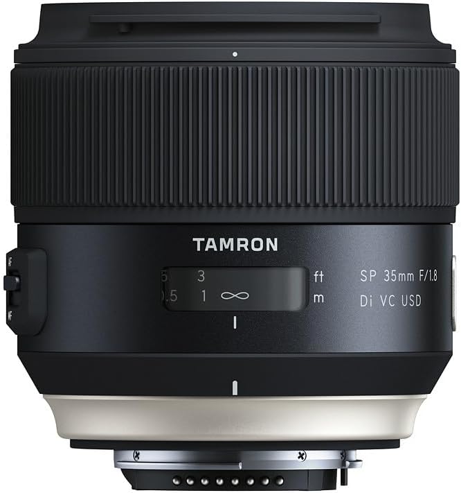 Tamron SP35mm F012N F/1.8 Di VC USD Nikon Objektiv (67mm Filtergewinde, fest) schwarz Nikon Single,