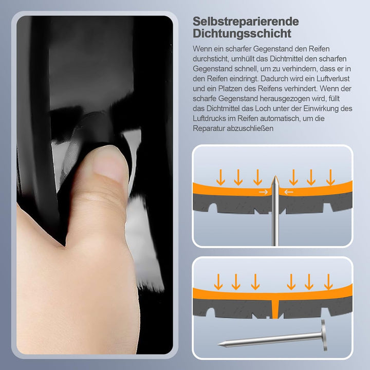 VOLOHAS 250 * 54 schlauchloser Reifen 10 Zoll Tubeless Reifen für Xiaomi 4Pro/4Lite Elektroroller Zu