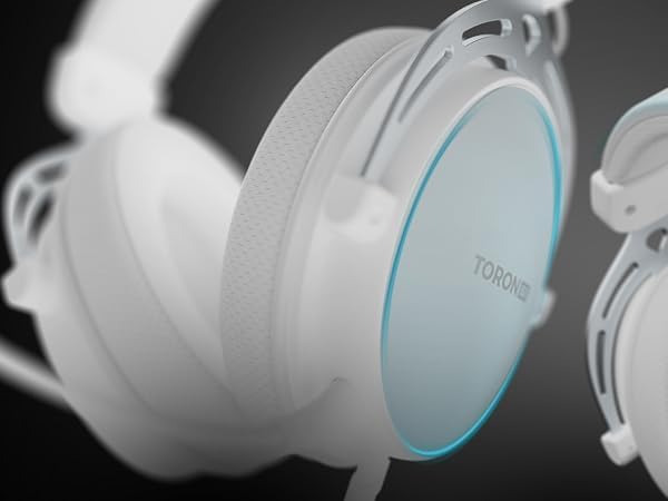 Genesis Toron 531 Gaming Headset – Over-Ear Kopfhörer mit 50 mm Treibern, abnehmbares Mikrofon, 3,5