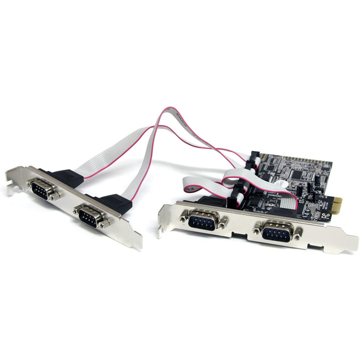 StarTech.com 4 Port Serielle RS232 PCI Express Schnittstellenkarte mit 16550 UART - 4 Port RS-232 /