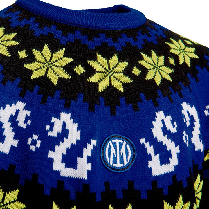 Inter Unisex Weihnachtspullover Pullover S Schwarzblau, S Schwarzblau