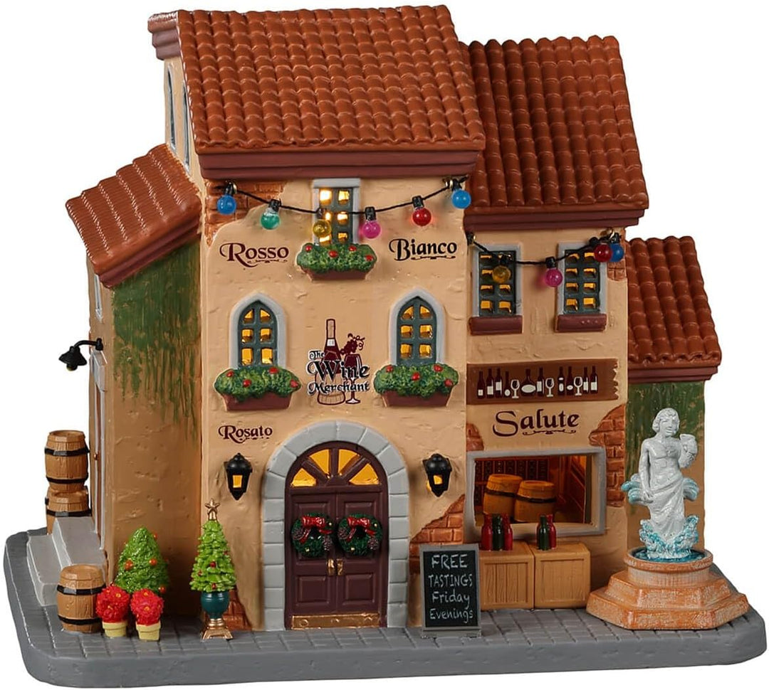 Lemax - The Wine Merchant, B/o Led