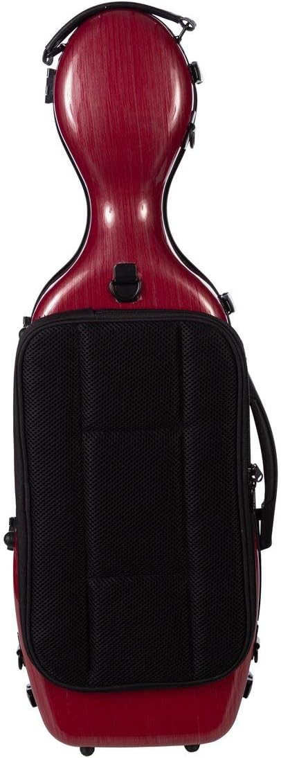 Geigenkoffer Glasfaser Steel Effect 4/4 burgundy M-Case