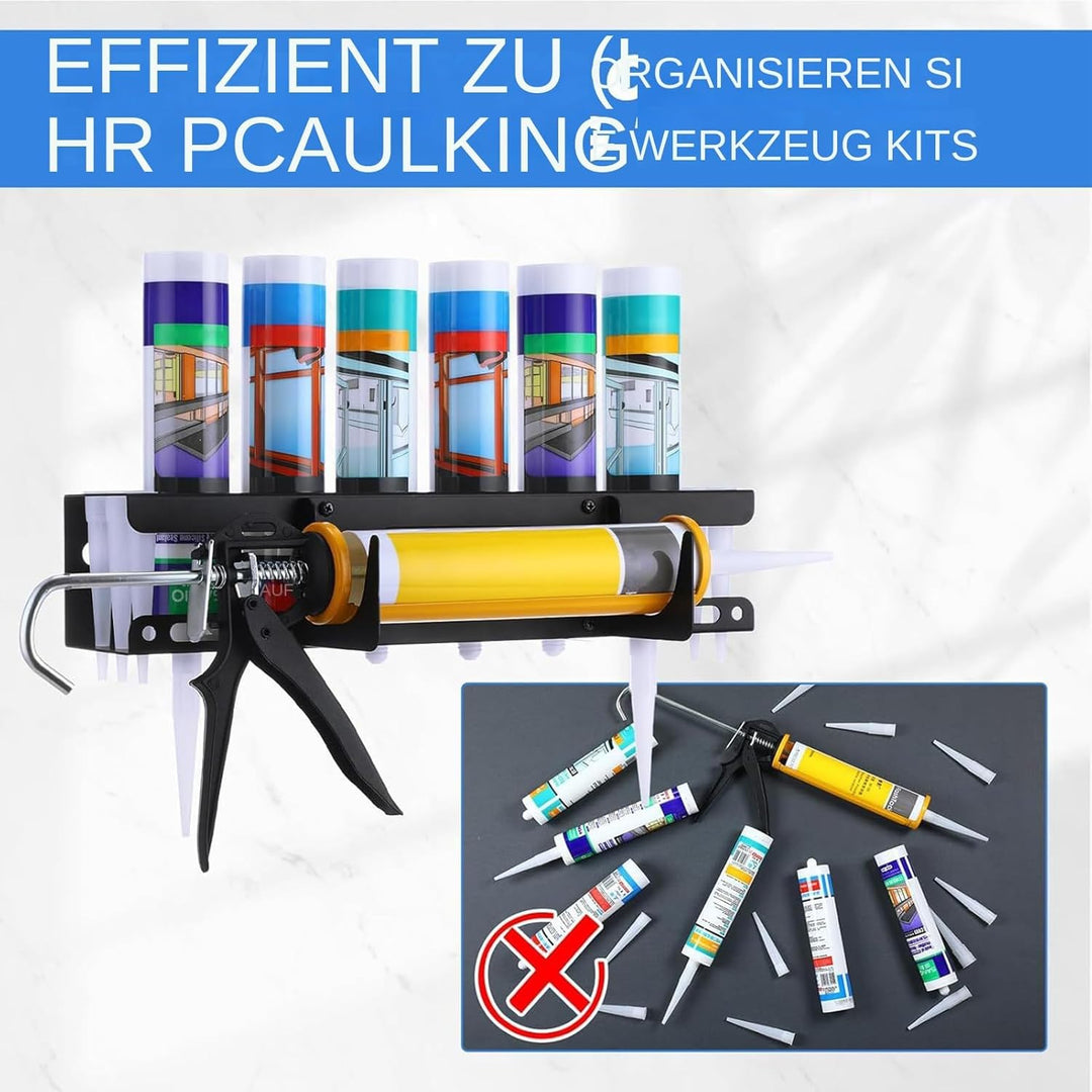 Dichtungskartuschen Halterung,Wandmontierter Dichtungsdüsen Organizer Rack Halter - Aufbewahrung Für