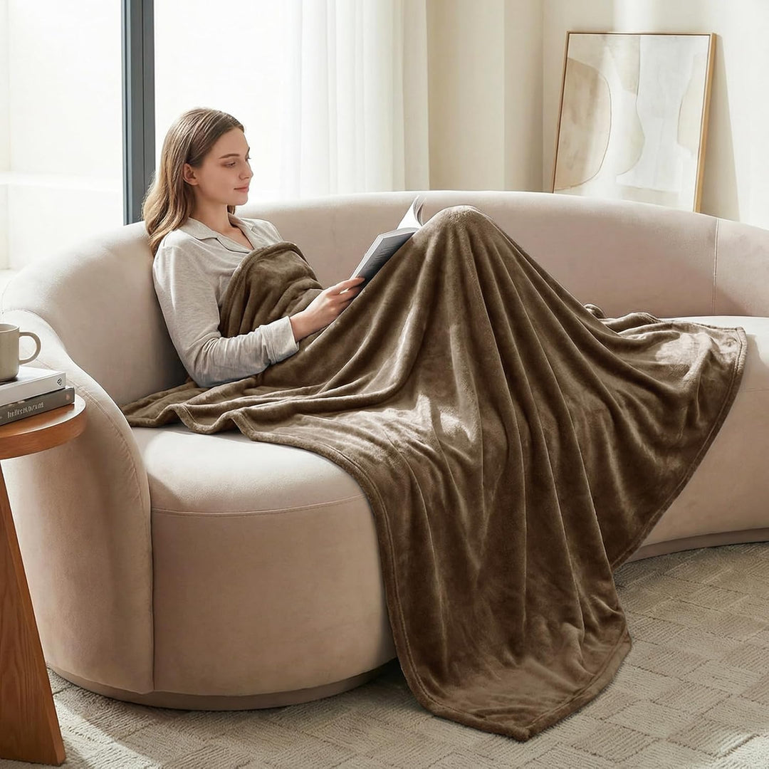 CozyLux Kuscheldecke Flauschig Decke Sofa 130x150 cm für 4 Jahreszeiten - Weich/Warm/Leicht Sofadeck