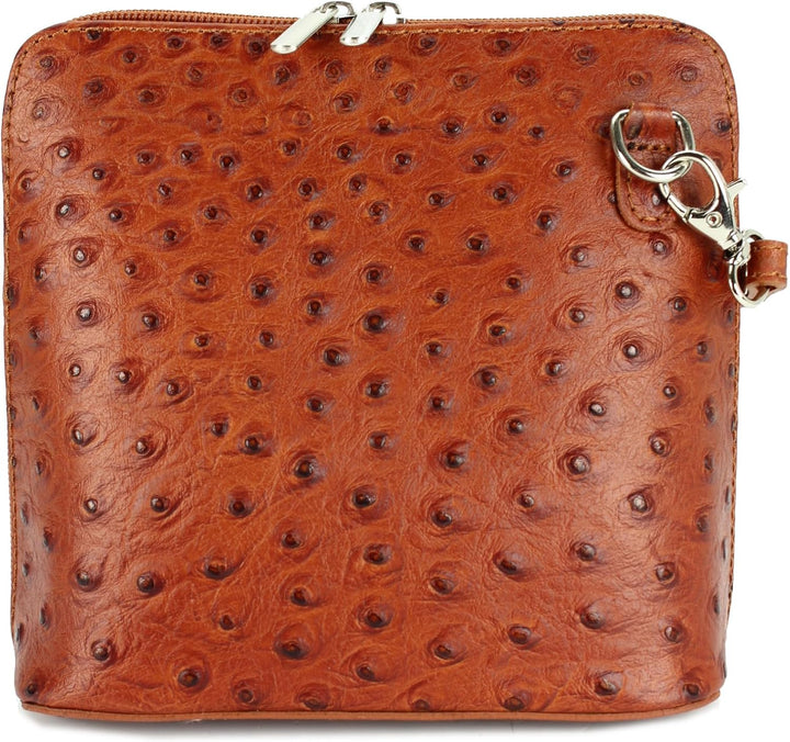 Belli italienische Ledertasche Damen Umhängetasche klein Handtasche Schultertasche Abendtasche in co