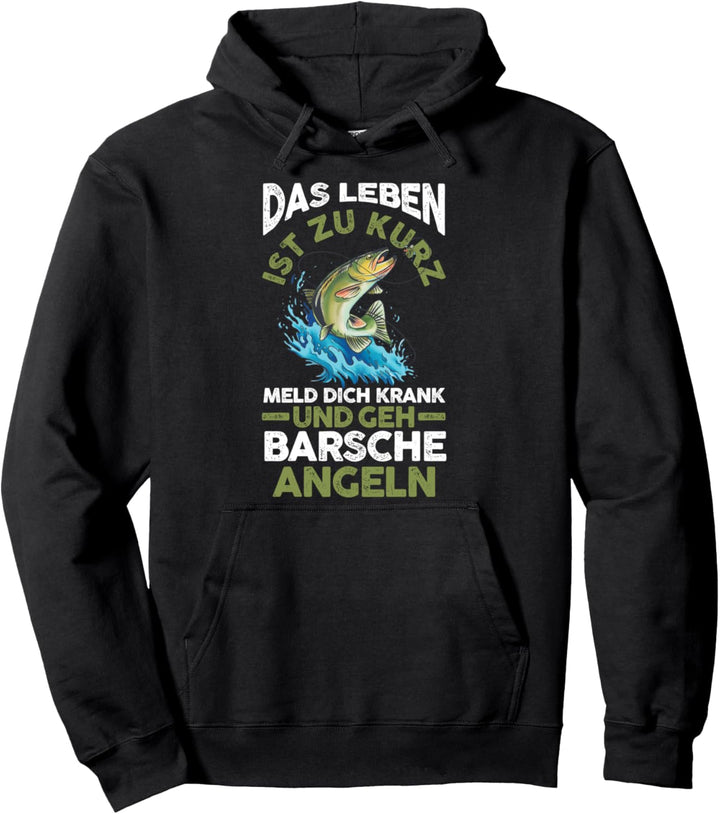 Angeln Angler Barsch Pullover Hoodie