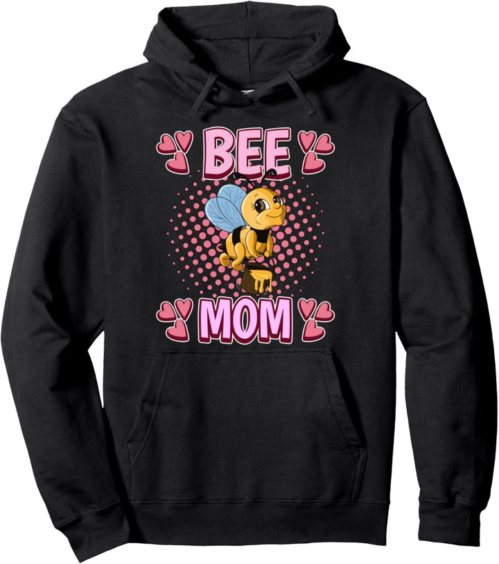 Damen Bee Mom Mama Muttertag Biene Pullover Hoodie