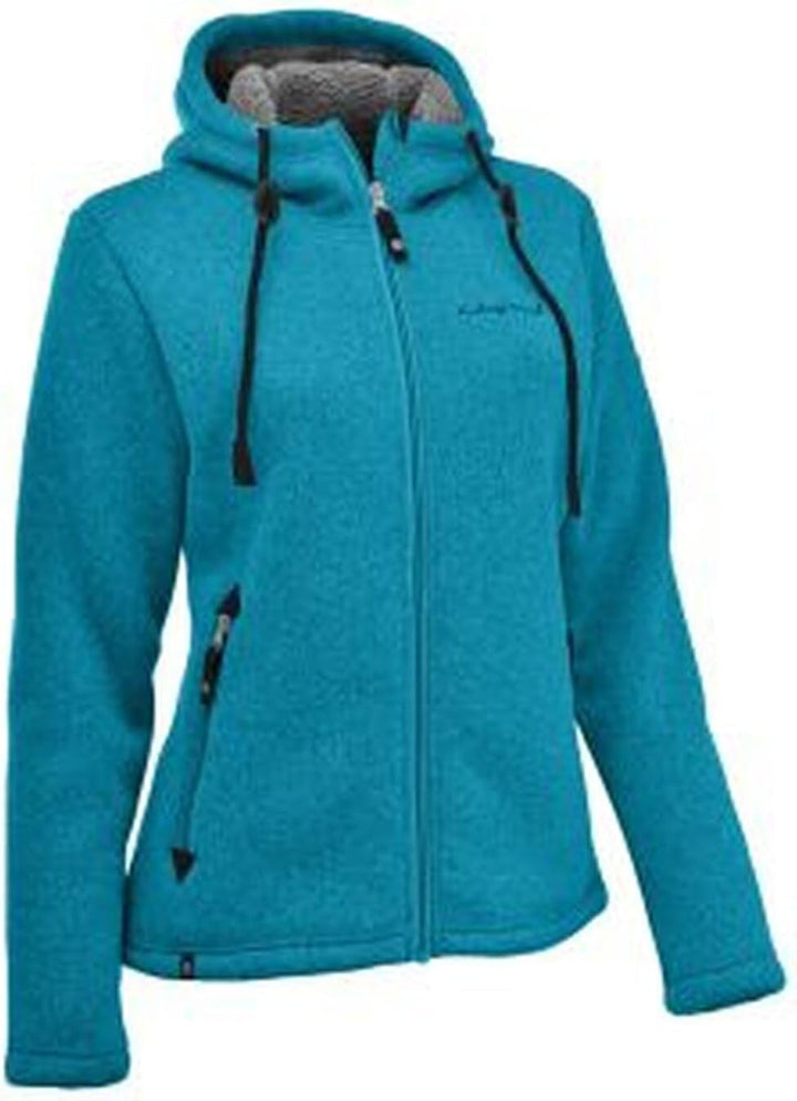 Maul Damen Chieming mit Kapuze Polar-strickfleece Jacke