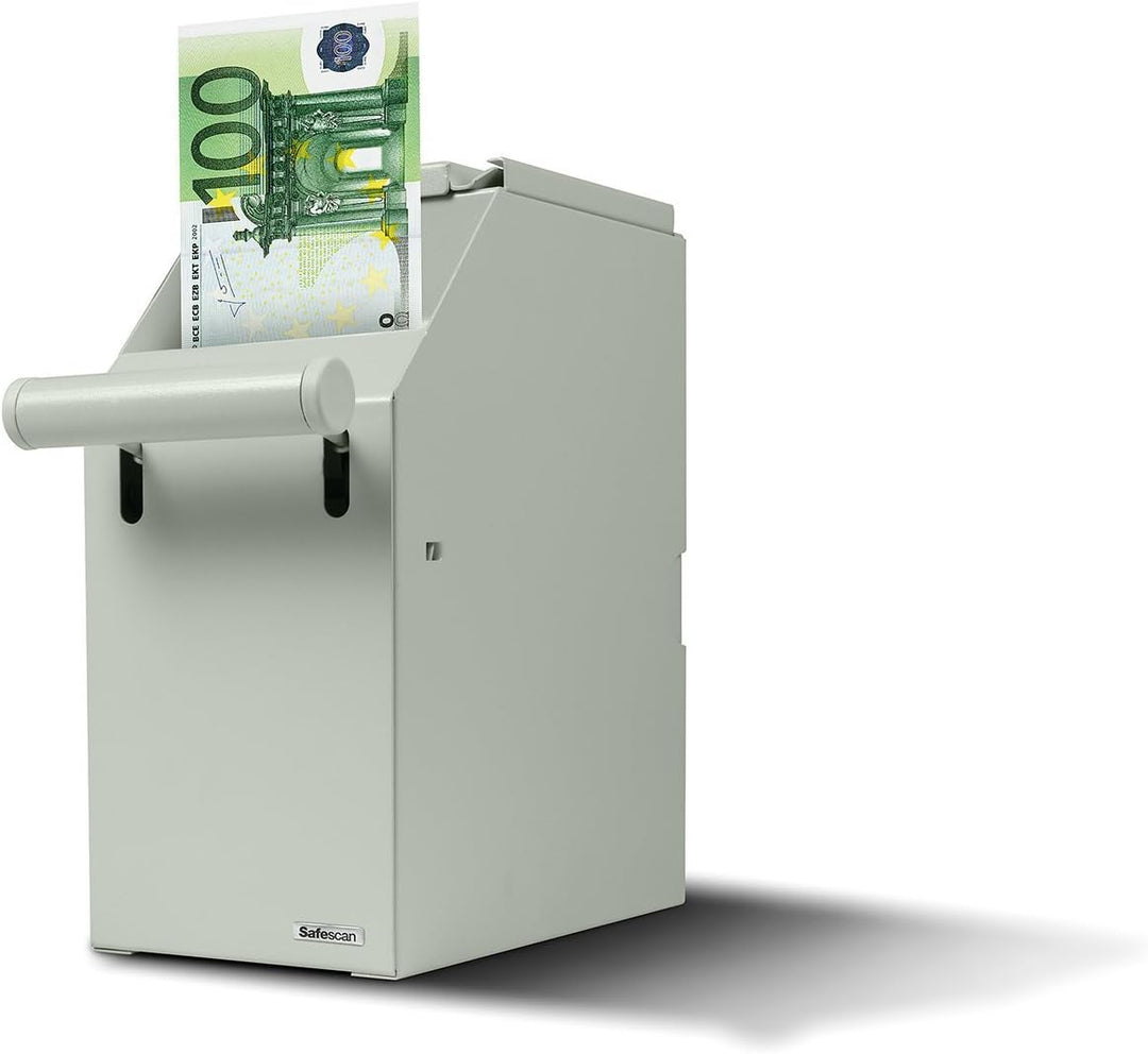 Safescan 4100 POS Safe (grau), sichere und diskrete Aufbewahrung von bis zu 300 Banknoten - perfekt
