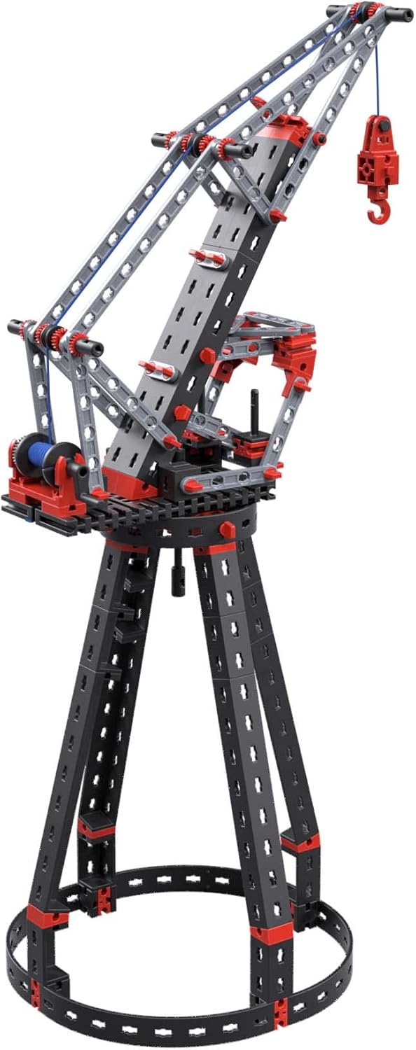 fischertechnik 564071 PROFI Statics-der Architektur Baukasten für Statik Grundlagen, Schwarz, 32 x 8