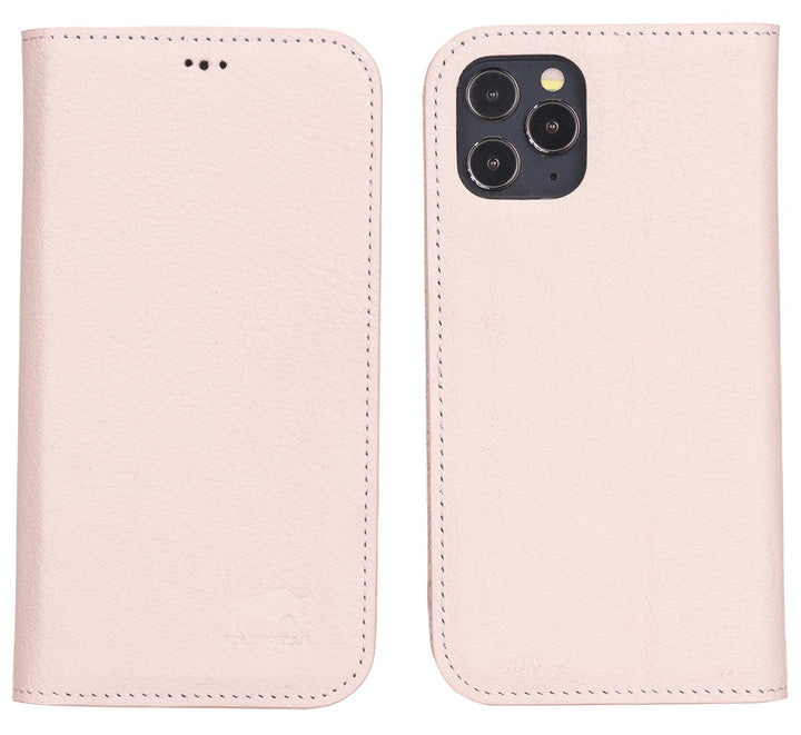 Solo Pelle aufklappbare Lederhülle kompatibel für iPhone 12 Pro Max in 6.7 Zoll inkl. 1 Kartenfach f