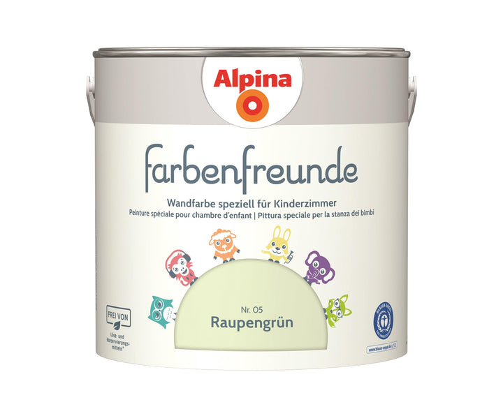 Alpina Farbenfreunde Nr. 05 Raupengrün 2,5 Liter matt, Raupengrün