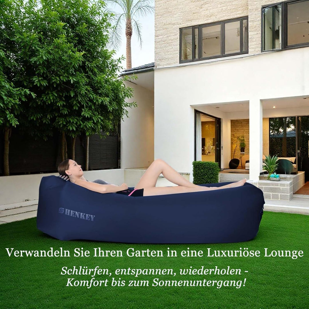 Aufblasbares Sofa,Luftsofa-Hängematte mit Wasserdichtem und Auslaufsicherem Design - Perfekte Tragba