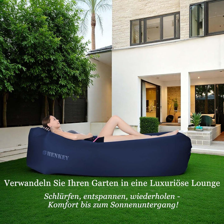 Aufblasbares Sofa,Luftsofa-Hängematte mit Wasserdichtem und Auslaufsicherem Design - Perfekte Tragba