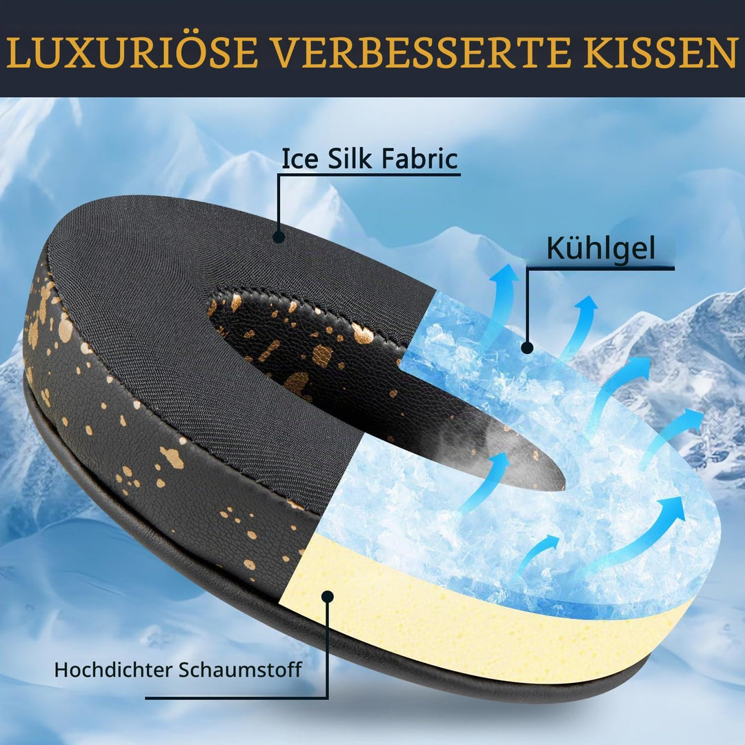 SOULWIT Kühlgel Ersatzpolster Ersatz Ohrpolster Polster für HyperX Cloud 2/3/1/Alpha/Flight/Stinger/