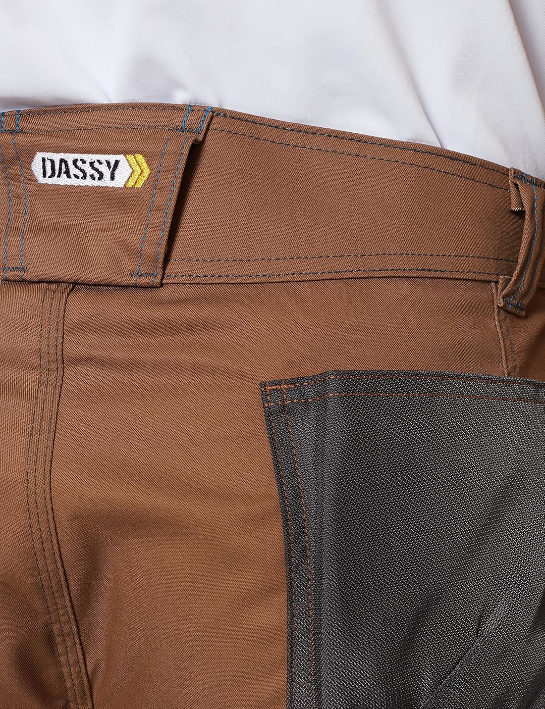 DASSY® Bilbao DASSY® Bilbao Warnschutz Weste - Grösse XS - NEONROT/ZEMENTGRAU 28W Lehmbraun/Anthrazi
