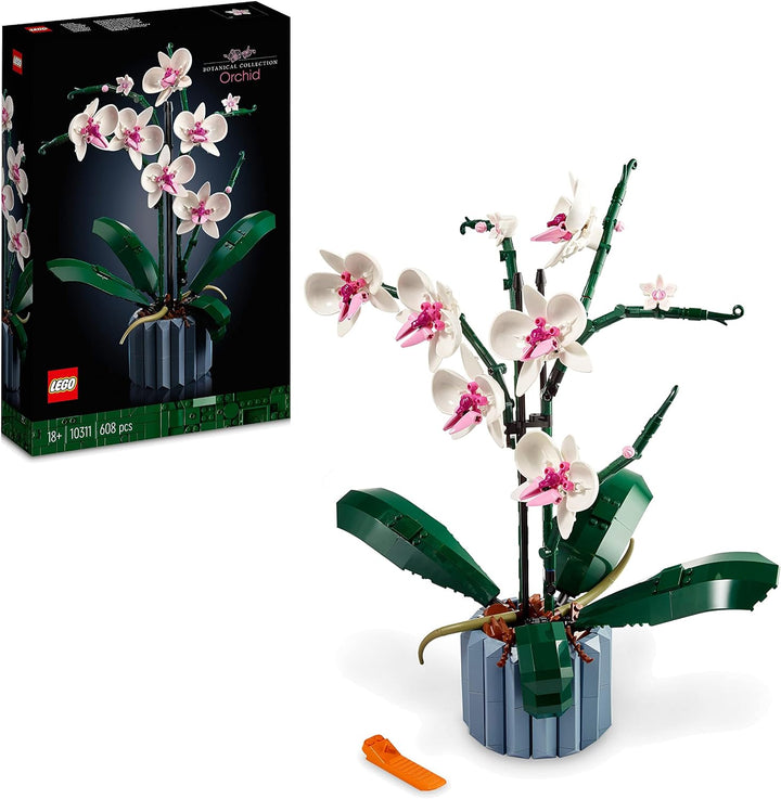 LEGO 10311 Icons Orchidee, Künstliche Pflanzen Set mit Blumen & 31140 Creator 3in1 Magisches Einhorn