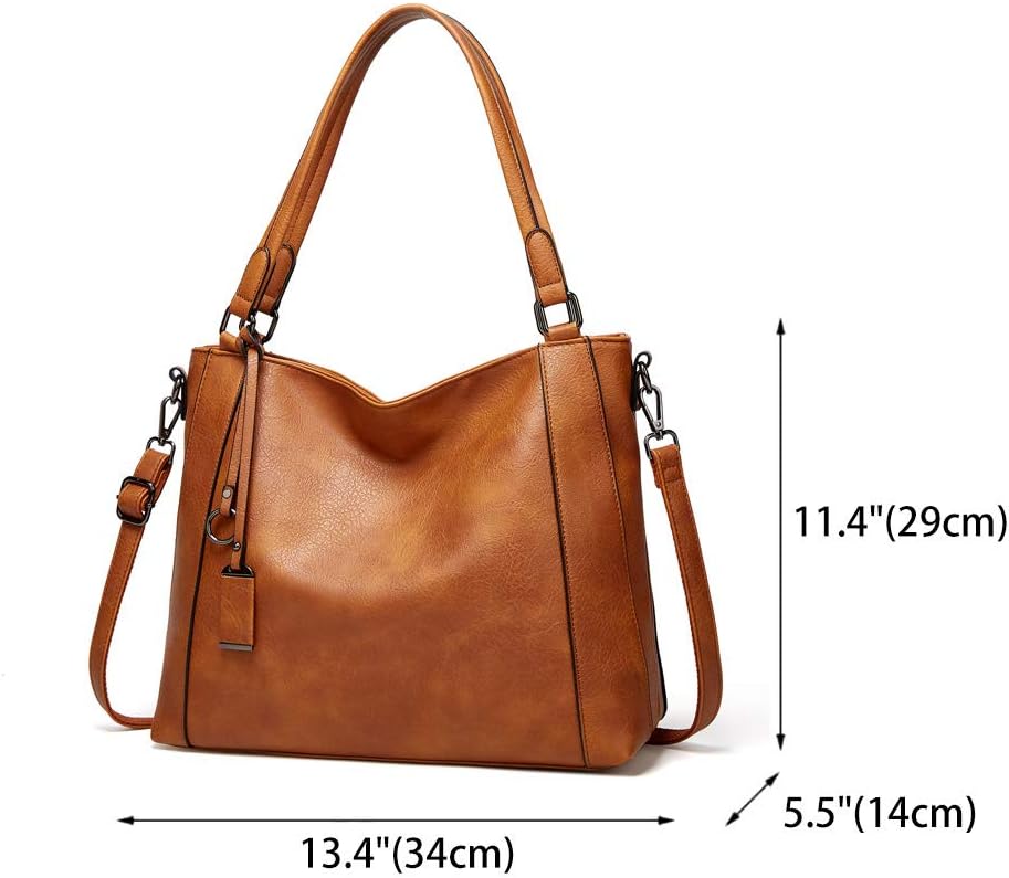 BUKESIYI Damen Tasche Handtasche Umhängetasche Schultertasche Frauen Kulturbeutel Weekender Klein PU
