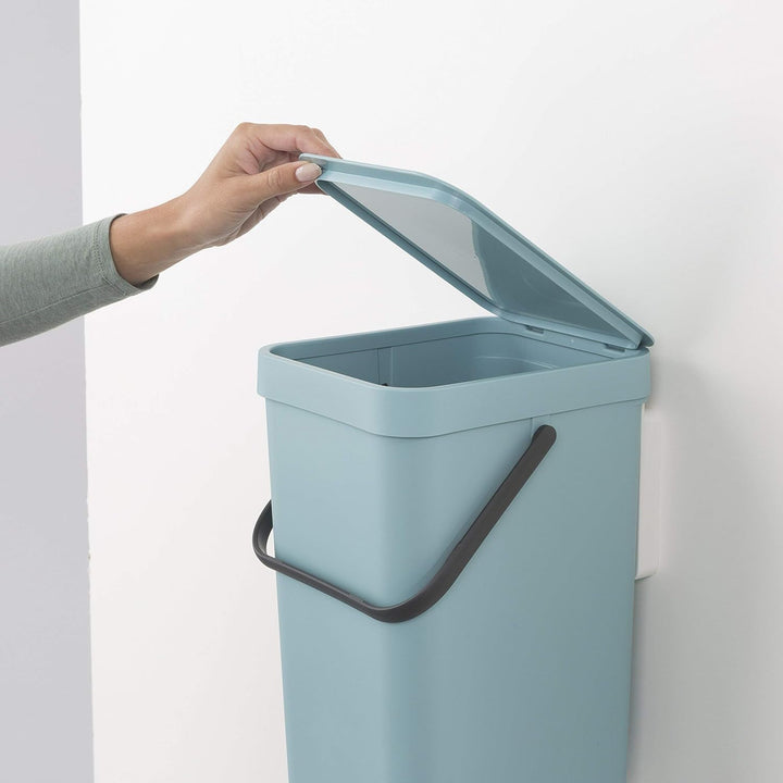 Brabantia 109942 Sort & Go Einbaubehälter, Plastik,Weiss,16L 16 Liter Weiss, 16 Liter Weiss