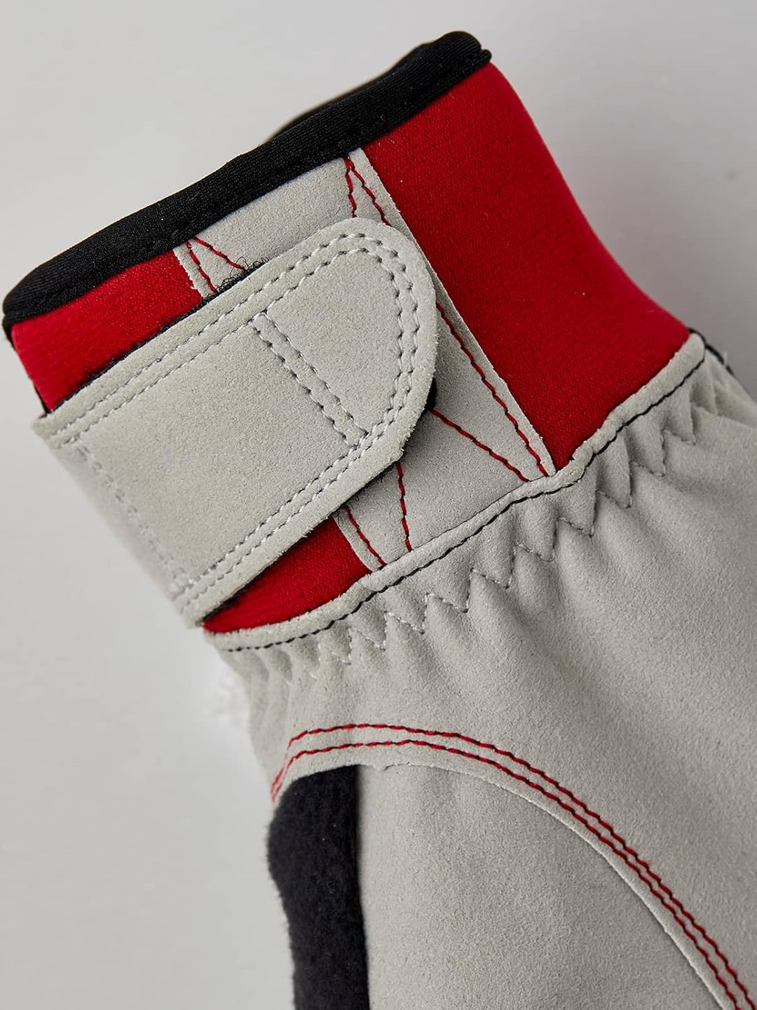 HESTRA Ergo Grip Windstopper Race Colorblock-Schwarz, Gore-Tex Fingerhandschuh, Grösse 7 - Farbe Bla