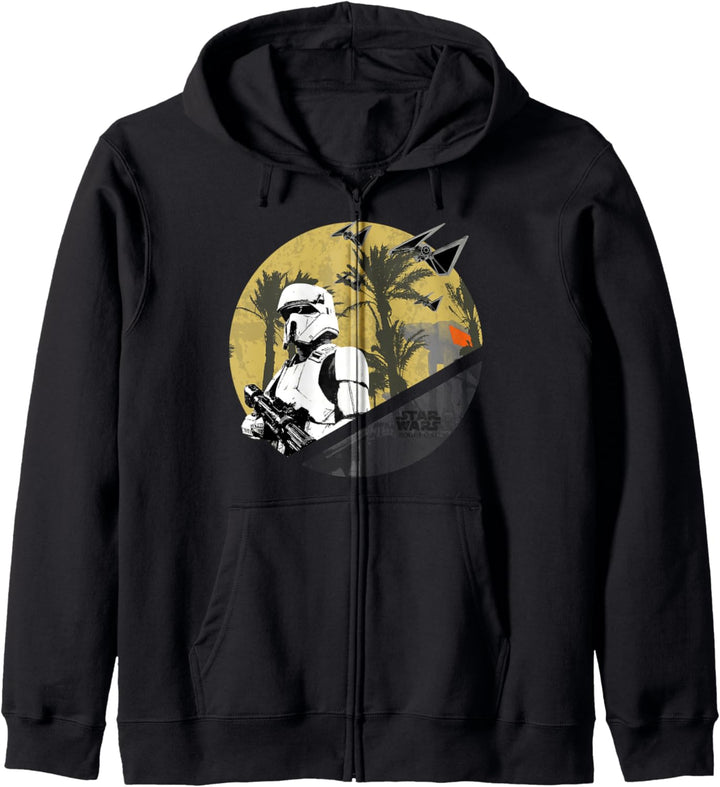 Star Wars Rogue One Scarif Trooper AT Badge Kapuzenjacke