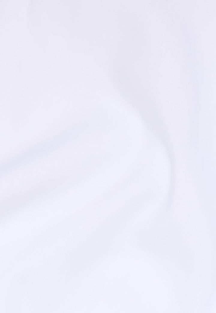 ETERNA Male unifarbenes Popeline Kurzarmhemd Comfort FIT 40 Weiss, 40 Weiss