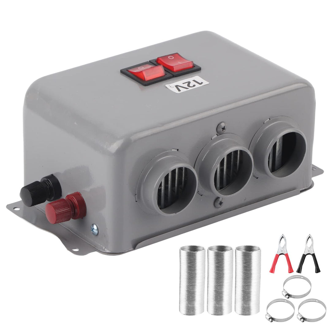 12V Autoheizung Autoheizlüfter 3-Loch 600W-800W Winter Schnelles Heizen Wärmer Frostentfernung Geräu