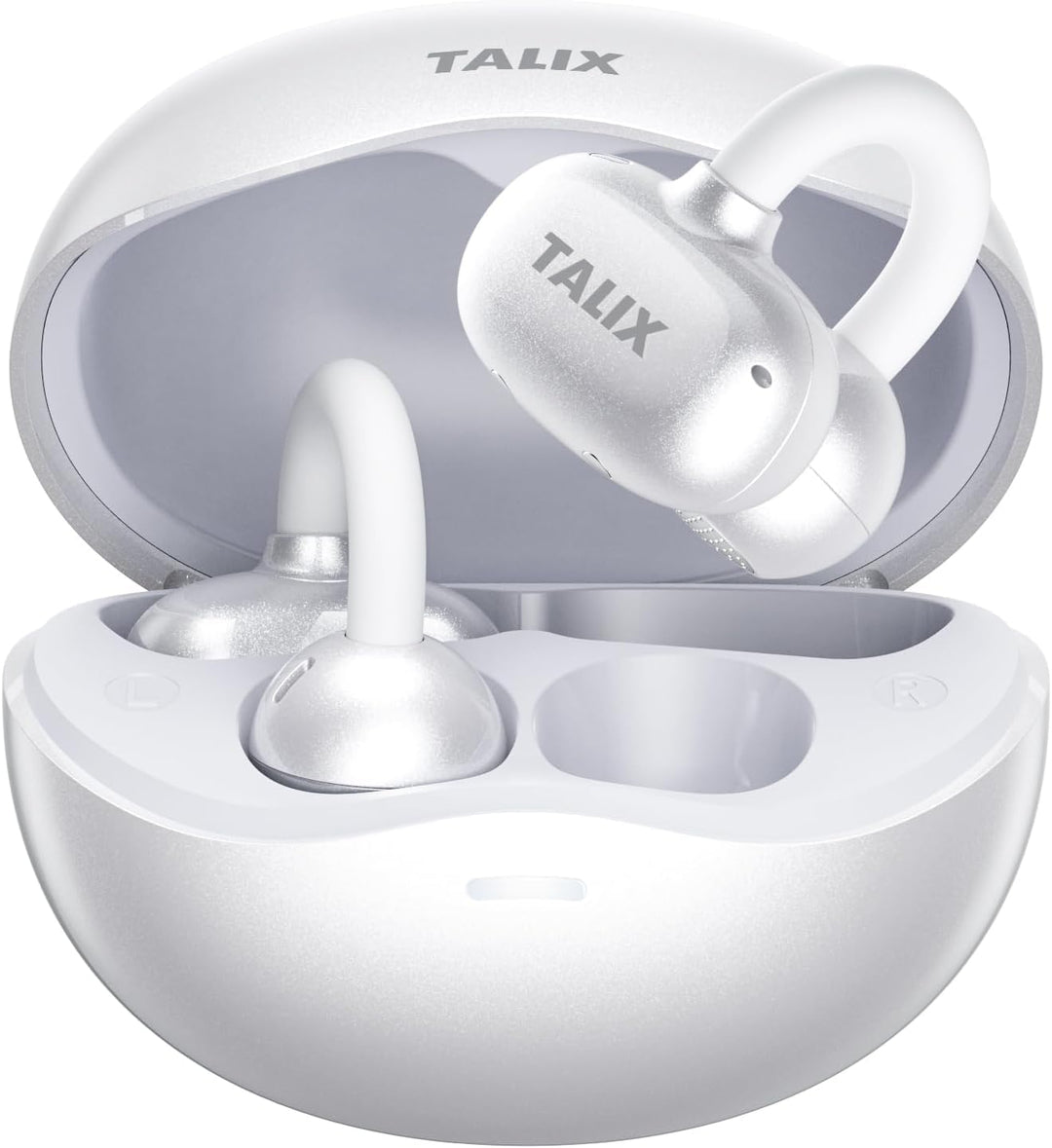 TALIX Ultra X6 Open Ear Kopfhörer,kabellose kopfhörer mit Innovatives Clip-Design, Clip On Earbuds m