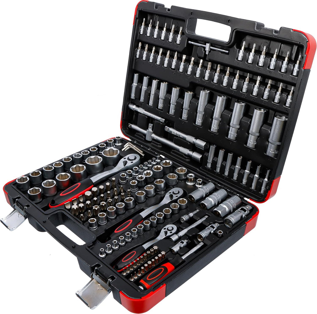 BGS Diy 2283 | Steckschlüssel-Satz | Antrieb 6,3 mm (1/4") / 10 mm (3/8") / 12,5 mm (1/2") | 172-tlg