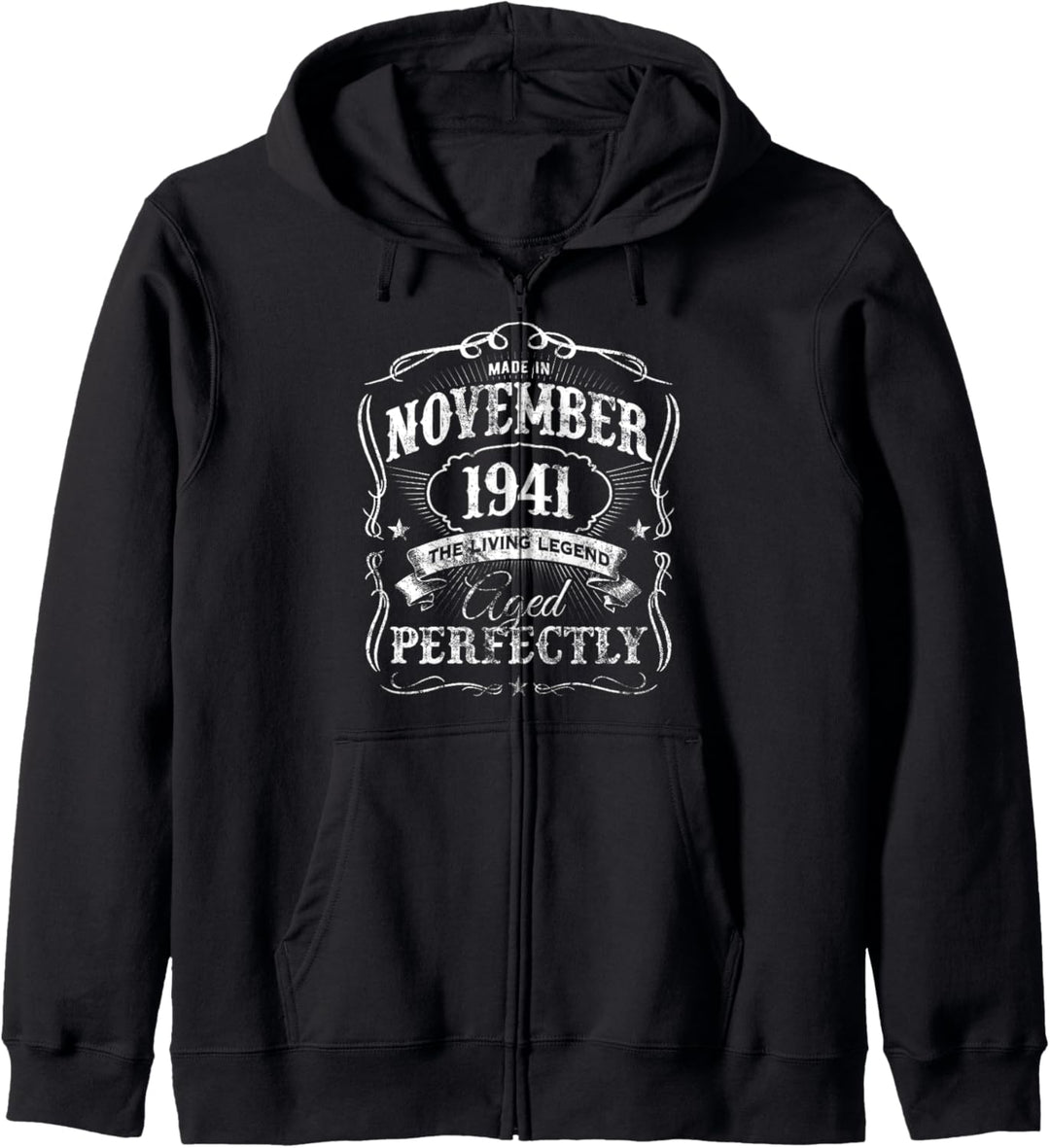 Made In November 1941 Vintage 83rd Birthday Aged Perfectly Kapuzenjacke