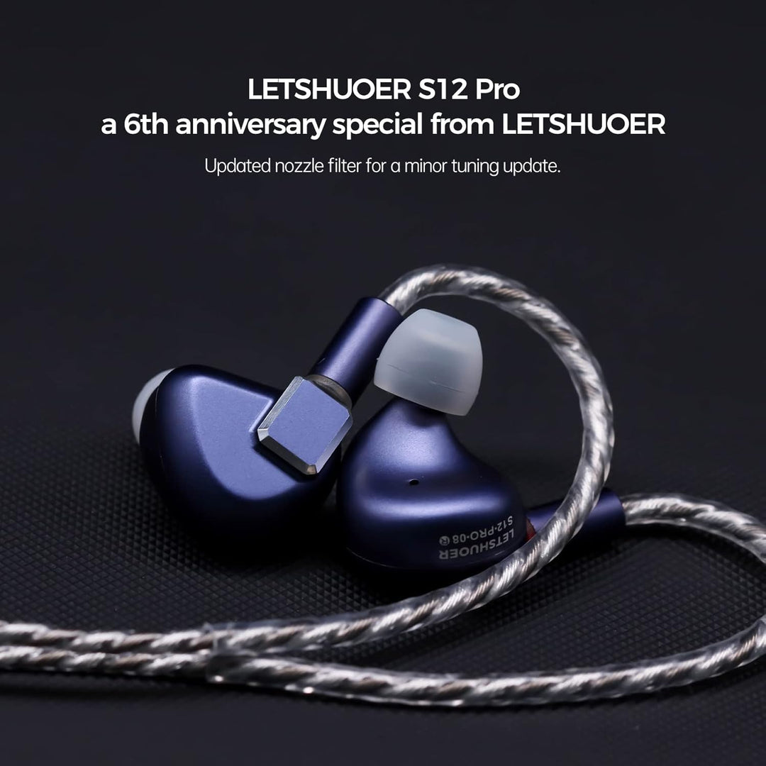 Letshuoer S12 Pro In-Ear-Kopfhörer, 14,8 mm, Planar, magnetischer Treiber, kabelgebunden, HiFi-Kopfh