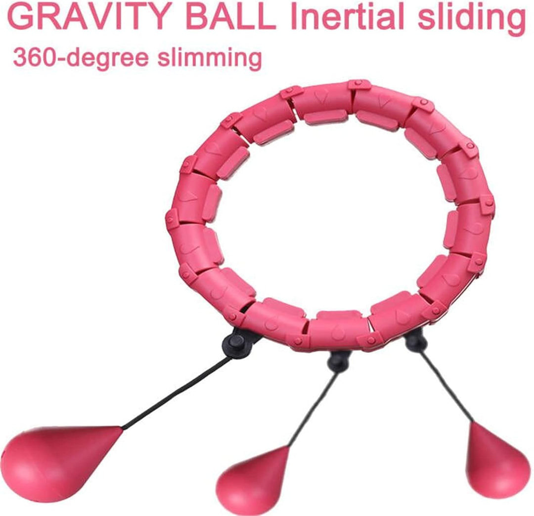 Pterygoid Hula Fitness Reifen Erwachsene & Kinder, Smart Fitness Reifen zur Gewichtsreduktion, 24 Ab