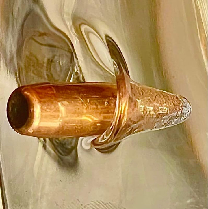 KolbergGlas Jäger Geschenk Glas mit realem Geschoss Cal.308 und Hunter Gravur -Jagd Geschenke 0,3 L