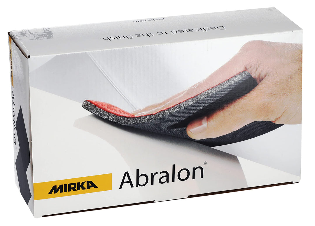 Mirka Abralon 115x140mm Klett 360 Körnung, 20/Pack, zum Schleifen und Polieren von Lack, Holz, Plast