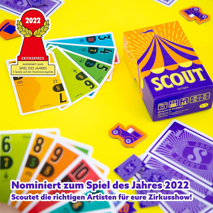 Oink Games Scout Gesellschaftsspiel für 2-5 Spieler • Unterhaltsames Kartenspiel für die ganze Famil