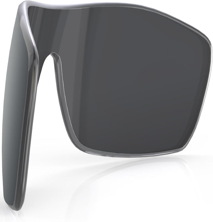 BlazerBuck Anti-salz Polarisierte Ersatzgläser für Oakley Turbine Rotor OO9307 Silberchrom Polarisie
