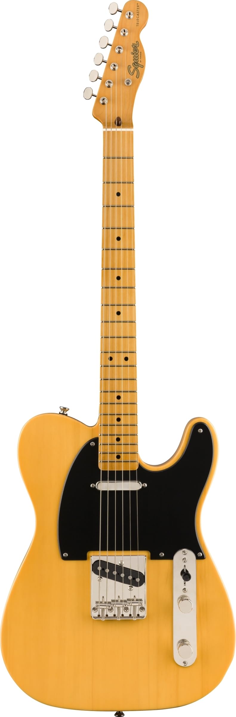 Squier by Fender Classic Vibe '50s Telecaster mit Ahorngriffbrett, Butterscotch Blonde, Standardgrös