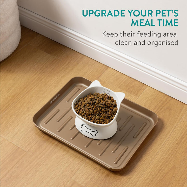 Navaris 3X Schuhabtropfschale Schuhmatte Ablage klein - Schuhablage 35x27x2,5cm mit erhöhtem Rand -